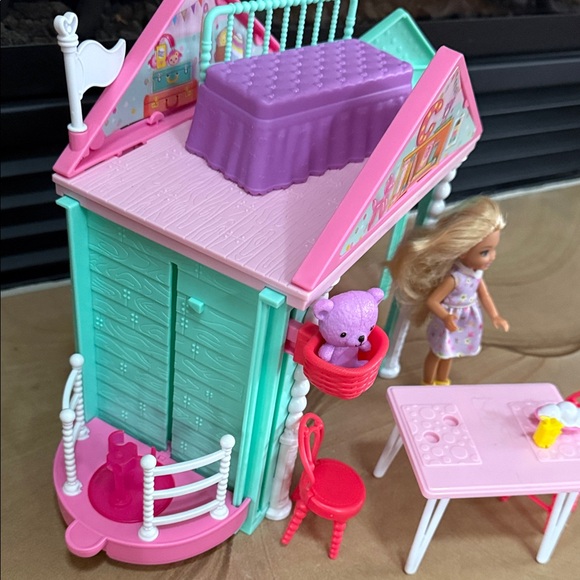 Barbie Pink and Teal Playhouse with Doll - Picture 2 of 5
